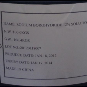 Sodium borohydride 12% solution suppliers